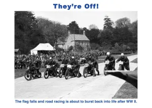 They're Off: The Flag Falls Print