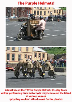 Images Dated 3rd October 2019: The Purple Helmets