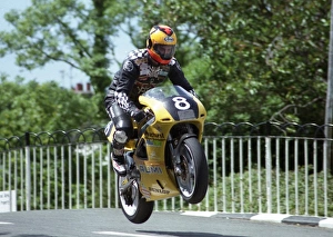 BECK パンフレット 1995 Senior TT Print: Simon Beck at Signpost Corner. Art