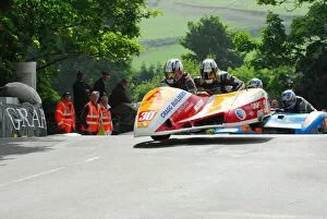 Images Dated 2nd June 2012: Stephen Ramsden & Johnathan McWhir (Jacobs Yamaha) 2012 Sidecar TT