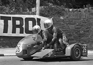 Steve Sinnott & Jim Williamson (Norton) at Governor's Bridge: 1973 500 Sidecar TT Steve Sinnott & Jim Williamson (Norton) at Governor's Bridge: 1973 500 Sidecar TT