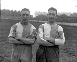 Leslie Jones (l) and William Billy Lake (r), Coventry City Leslie Jones (l) and William Billy Lake (r), Coventry City