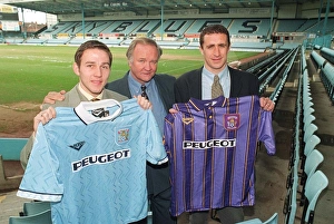 Images Dated 23rd February 1996: New Signings - Eoin Jess (left) and Liam Daish