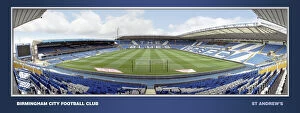 Images Dated 20th November 2012: St Andrews Framed Panoramic Empty Behind Goal