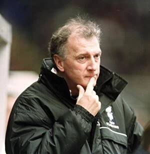 Images Dated 16th April 2001: Trevor Francis in Focus: Birmingham City vs. Portsmouth, Intense Division One Clash