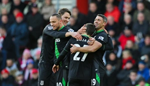 stoke city football club - Southampton v Stoke City Premier League match at the St stoke city football club - Southampton v Stoke City Premier League match at the St