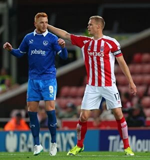 Images Dated 27th August 2014: Stoke City v Portsmouth