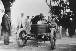 1905 Ostend Speed Trials. Darracq Algernon Lee Guinness