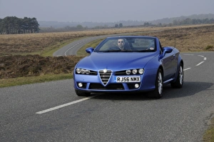 2006 Alfa Romeo Spyder driving in New Forest 2006 Alfa Romeo Spyder driving in New Forest