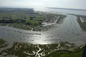 Images Dated 17th June 2008: Beaulieu River Aerial view