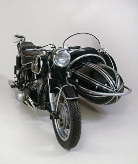 BMW R50 motorcycle with STEIB sidecar 1957 BMW R50 motorcycle with STEIB sidecar 1957