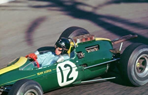 Grand Prix Collection: Lotus 25, Jim Clark, during Monaco Grand Prix 1964