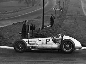 Mercedes Benz W154, H. Lang. Donington 1938 British Grand Prix