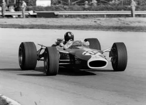Graham Hill Prints: Lotus 49 Print, Italian Grand Prix