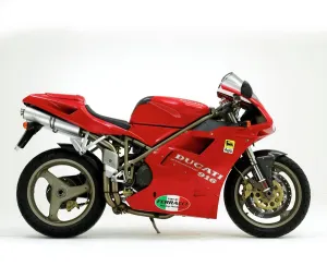 Cars And Bike Prints: 1995 Ducati 916 Print - Motorcycle Image
