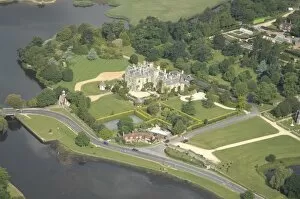 Images Dated 17th June 2008: Palace House Beaulieu from the air