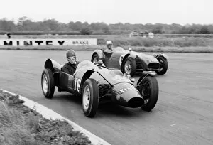 Yimkin driven by Don Sim with Lotus 7 series 1 of Peter Warr. Silverstone 17 / 9 / 1960