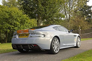 Images Dated 20th September 2009: Aston Martin DBS (formerly owned by Dr.Ulrich Bez, CEO of Aston Martin) 2008 blue