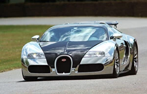 Festival Gallery: Bugatti Veyron Pur Sang (limited edition of just 5 cars) 2009 silver black Goodwood