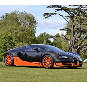 Bugatti Veyron Super Sport WRE (World Record Edition, 1 of 6 made), 2011, Black, & orange Bugatti Veyron Super Sport WRE (World Record Edition, 1 of 6 made), 2011, Black, & orange
