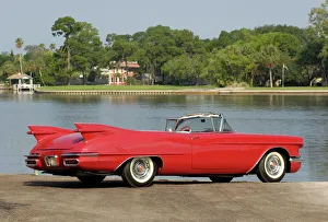 Cadillac Eldorado Biarritz Raindrop 1958 Red Cadillac Eldorado Biarritz Raindrop 1958 Red