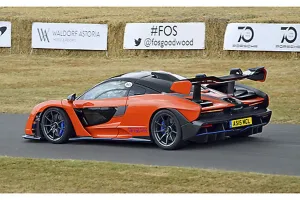 2018 Orange McLaren Senna Print