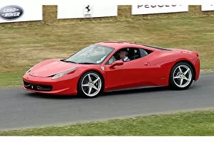 Images Dated 2nd July 2010: Ferrari 458 Italia 2010 red
