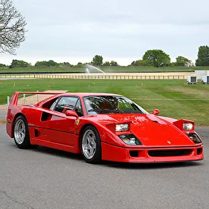 1990 Ferrari F40 in Red. Art Prints, Posters & Puzzles from