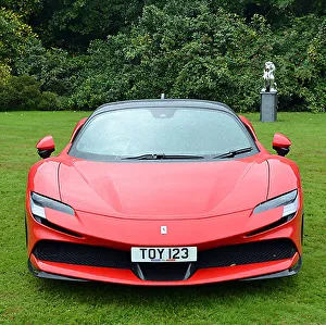 Ferrari SF90 Stradale (with Fiorano pack, £430k) 2021 Red and black Ferrari SF90 Stradale (with Fiorano pack, £430k) 2021 Red and black