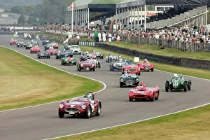Images Dated 19th September 2009: Goodwood Revival Classic racing cars on track multi 2000s