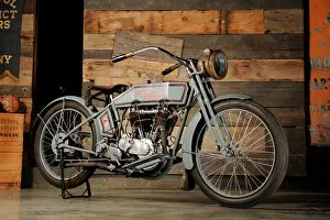 States Collection: Harley Davidson 11F V-Twin (11hp) 1915 grey