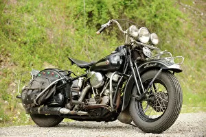 America Collection: Harley Davidson Panhead Hydraglide Hotrod