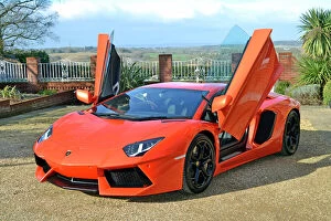 2012 Gallery: Lamborghini Aventador 2012 Orange