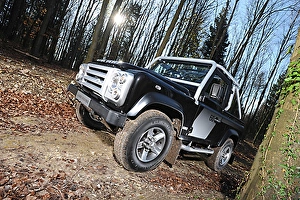 Land Rover Defender SVX, 2007, Black, & silver Land Rover Defender SVX, 2007, Black, & silver