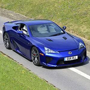Images Dated 1st May 2011: Lexus LFA, 2011, Blue