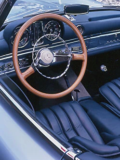 Mercedes-Benz 300SL/SLS Prototype, 1955, Blue, ice