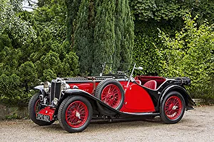 MG Magnette NA Allingham Drophead 1934 Red & black MG Magnette NA Allingham Drophead 1934 Red & black