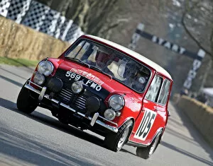 Images Dated 13th February 2014: Mini Coopers ex Monte Carlo Rally