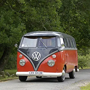 VW Classic Camper van (Brazilian import, older than UK reg suggests) 1974 orange black VW Classic Camper van (Brazilian import, older than UK reg suggests) 1974 orange black