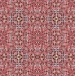 Pink and Brown Abstract Print