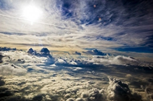 Aerial view of clouds over Texas, USA, North America Aerial view of clouds over Texas, USA, North America