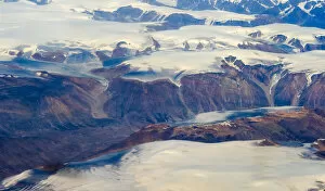 Greenland Collection: Aerial view of Greenland