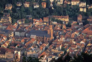 An aerial view of Heidelberg, Germany. germany, german, europe, european, deutsche An aerial view of Heidelberg, Germany. germany, german, europe, european, deutsche