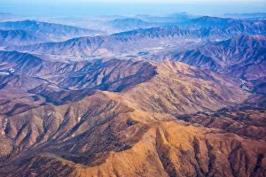 Aerial view of mountains, Atacama Desert, Chile Aerial view of mountains, Atacama Desert, Chile
