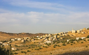 Aerial view of suburban area of Amman, Jordan Aerial view of suburban area of Amman, Jordan