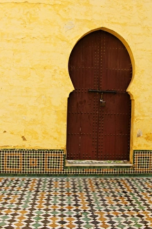 Africa, Morocco, Meknes. Mausoleum of Moulay Ismail Africa, Morocco, Meknes. Mausoleum of Moulay Ismail