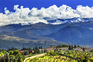 Alhambra Farm Sierra Nevada Mountains Granada Andalusia Spain Alhambra Farm Sierra Nevada Mountains Granada Andalusia Spain