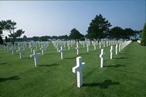 Images Dated 4th June 2008: American Cemetery, Omaha Beach