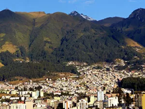 Elevation Gallery: Americas, South America, Ecuador, Quito. At over 9, 000 feet in elevation, the capitol of Ecuador