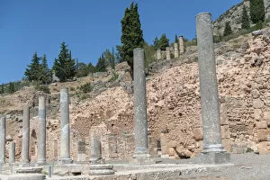 Delphi Gallery: Ancient Roman agora, Delphi, Greece, Europe